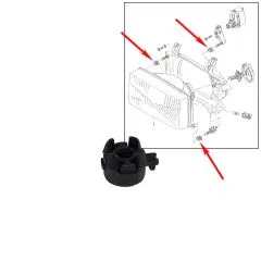VW Bus T4 Gelenkstück für Scheinwerfer / Einstellschraube