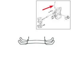 VW Bus T4 Haltefedern für Scheibenbremse / Bremssattel vorne 1LU