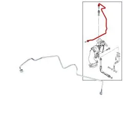 VW Bus T4 Ölrohr für Turbolader Vorlauf 1.9 TD ABL ab 01/96