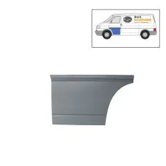 VW Bus T4 Reparaturblech Beifahrertür außen unten hohe Ausf.