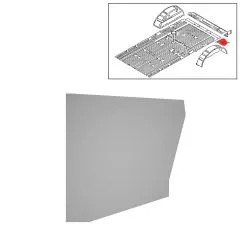 VW Bus T4 Reparaturblech Boden hinten links