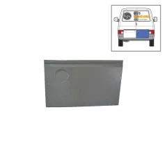 VW Bus T4 Reparaturblech Hecktür unten rechts - hohe Ausführung