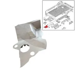 VW Bus T4 Reparaturblech Kraftstofffilterblech am Komposter vorne links