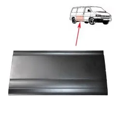 VW Bus T4 Reparaturblech Schiebetür unten außen hohe Ausf.