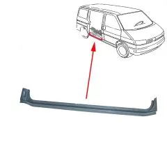 VW Bus T4 Reparaturblech Schiebetürschweller außen