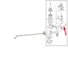 VW Bus T4 Schaltstange hinten 2,5 TDI