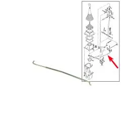 VW Bus T4 Schaltstange vorne 2,5 TDI