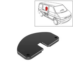 VW Bus T4 Schiebetüranschlag B-Säule schwarz ab 12/95