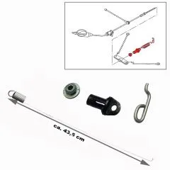 VW Bus T4 Syncro Reparatursatz für Handbremshebel hinten DoKa / Pritsche