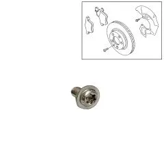 VW Bus T5 T6 Schraube für Bremsstaubblech / Spritzblech vo. oder hi.