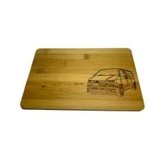 VW Bus T6 - Frühstücksbrettchen aus FSC®-zertifiziertem Bambus