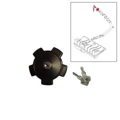 VW Golf 1 Cabrio Jetta Tankdeckel mit Belüftung bis 08/83